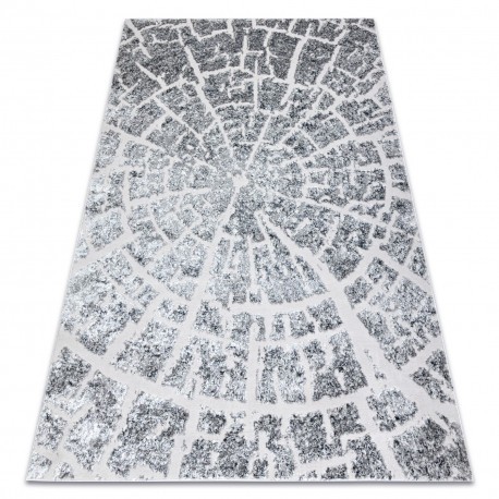 Covor MEFE modern 6185 Copac Lemn - structural două niveluri de l&acirc;nă gri , 200x290 cm