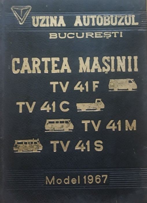 Cartea masinii TV 41 F