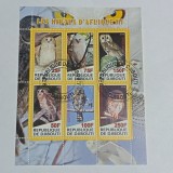 Colita &bdquo;Les Hiboux d'Afrique III&rdquo; (Bufnițele din Africa - Seria III) emisă de Republica Djibouti &icirc;n anul 2010 CTO