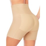 Cumpara ieftin Chiloti Modelatori Push-Up ButtLifter Bej Linovit Store (L/XL) - Talie Inalta, Efect Modelare Abdomen si Fese, Linovit Store