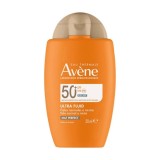 Avene, Ultra Fluid, Fără parfum, Protecție UV, Zilnic, Fluid, Pentru față și corp, SPF50+, 50 ml