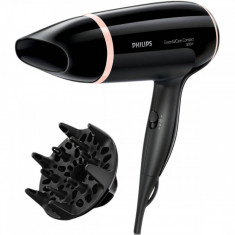 Uscator de Par Philips BHD004/00 Essential Care 1800W Negru / Roz foto