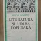Literatura si limba populara- Miron Pompiliu