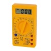 Contor digital, Plastic, Ecran LCD, Galben, Oem
