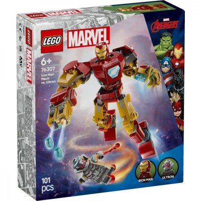 LEGO SUPER HEROES ROBOTUL IRON MAN VS. ULTRON 76307 foto