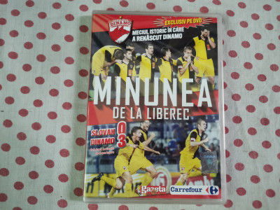 DVD Fotbal, Minunea de la Liberec (Slovan-Dinamo). Nou, sigilat. foto