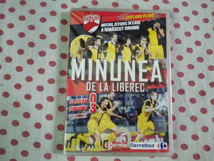 DVD Fotbal, Minunea de la Liberec (Slovan-Dinamo). Nou, sigilat.