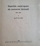 M. Lazar - Aspectele social agrare ale economiei taranesti (Vrerea, Timisoara)