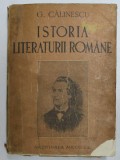 ISTORIA LITERATURII ROMANE , COMPENDIU EDITIA A II A de G. CALINESCU , 1946