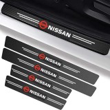 Set protectii prag autocolante Carbon - NISSAN