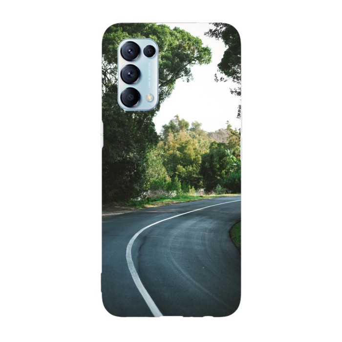Husa compatibila cu Oppo Find X3 Lite model Forest road, Silicon, TPU, Viceversa