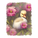 Sticker decorativ, Rata, Galben, 70 cm, 6966ST