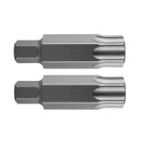 Set 2 biti Torx T100 x 75 mm din otel S2, NEO Tools