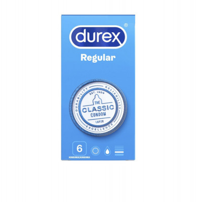 Prezervative Durex Regular, 6 buc foto