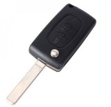 Carcasa cheie Topautochei&reg; pentru Peugeot 407 307 308 607 / LAMELA VA2 / Contine suport baterie, Fara Brand