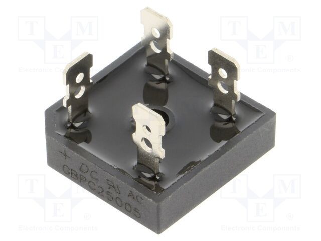 Punte redresoare monofazat DC COMPONENTS Urmax 50V 25A MBR-25