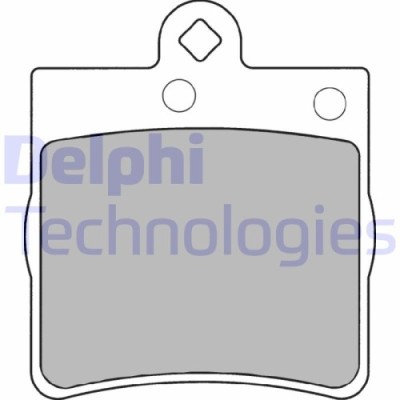 Delphi set placute frana, frana disc foto