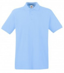 Tricou polo FRUIT OF THE LOOM Sky Blue foto