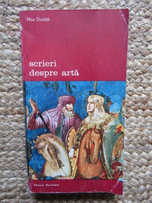 SCRIERI DESPRE ARTA-MAX DVORAK foto