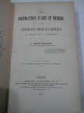 LES CORPORATIONS D ARTS ET METIERS ET LES SYNDICATS PROFESSIONNELS EN FRANCE ET A L ETRANGER - P. Hubert Valleroux - 1885