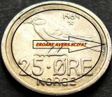 Cumpara ieftin Moneda 25 ORE - NORVEGIA, anul 1969 * cod 5321 = A.UNC - EROARE SCIFATA, Europa