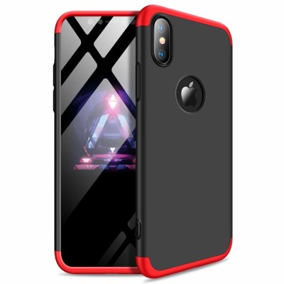 Husa APPLE iPhone XS Max - GKK 360 Full Cover (Negru/Rosu) foto