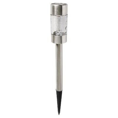 Lampa solara LED tip stalpisor, otel inoxidabil, 0.06 W foto