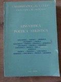 Lingvistica. Poetica. Stilistica Studii