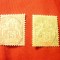 2 Timbre Dahomey et Dependances Alegorie 1899, val. 5 si 15 c , stampilate