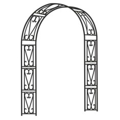Arcada metalica, pergola, Chomik, pentru gradina, 150x40x250 cm foto