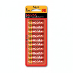 Kodak ZINC Super Heavy Duty LR6 / AA / R6 / MN 1500 baterii de 1.5V Con?inutul pachetului 1x Blister foto