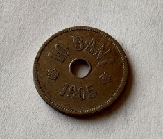 Romania - 10 Bani 1905 - L8 foto