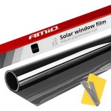 Folie autocolantă pentru geamuri Negru 0.75x3m 30% AMIO-01655