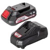 Set Incarcator + Acumulator Raider RDP-R20, 20V, 2Ah, Li-Ion, Incarcare 1h