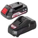 Set incarcator si acumulator Li-ion 20V 2Ah 1h pentru RDP-R20, Raider 032120