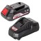 Set incarcator si acumulator Li-ion 20V 2Ah 1h pentru RDP-R20, Raider 032120
