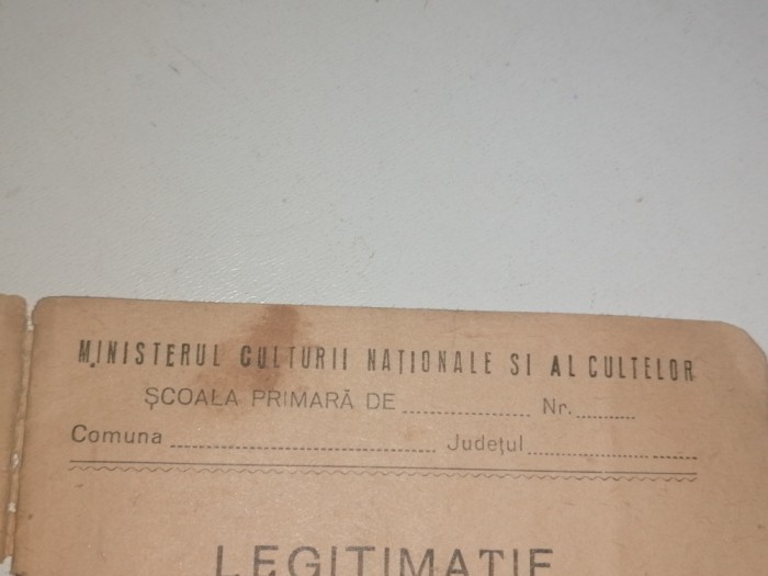 CARNET DE NOTE ANII 40