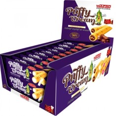 Cutie 24 Rulouri foi vafe cu Crema Lapte Morello 24x18g MGR16188 foto