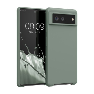 Husa Kwmobile pentru Google Pixel 6, Verde, Silicon, KWM000013EZ061C foto