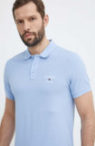 Tommy Jeans polo de bumbac cu imprimeu, DM0DM18927