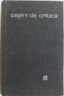 Pagini de critica &amp;ndash; Ilarie Chendi foto