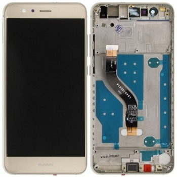 Huawei P10 Lite (WAS-L21) Capac frontal modul display + LCD + digitizer auriu foto