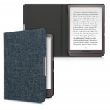 Husa pentru PocketBook InkPad 3/InkPad 3 Pro, Textil, Albastru, 46775.04