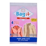 Huse Depozitare Paltoane, Bag it, Transparente, Set 4 Bucăți, 65x120 cm