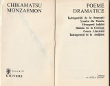CHIKAMATSU MONZAEMON - POEME DRAMATICE ( TEATRU )