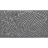 Covor Intrare 43X75 Cm &ndash; Vague Gri Polyester+Pvc Moftx