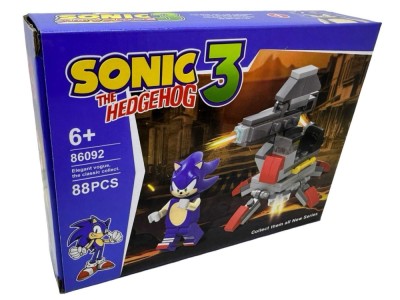 Set constructie Sonic the Hedgehog 3 and Machine Gun 86092 foto