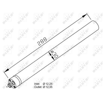 Uscator condensator aer conditionat Audi A3 Sportback 8pa, A4 8k2, B8, A5 8t3, A6 4g2, C7, 4gc, A7 Sportback 4ga, 4gf, Q5 8r, Tt 8j3 Nrf 33310 foto