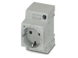 Conector alimentare AC 16A 3 pini soclu mamă pentru şină DIN PHOENIX CONTACT