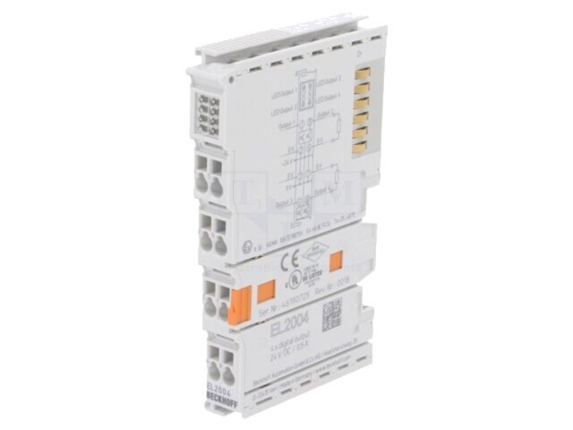 Modul industrial Beckhoff EL2004 ieșiri digitale 24VDC IP20 -25&divide;60&deg;C